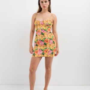 Vestido Estampado Corsetero