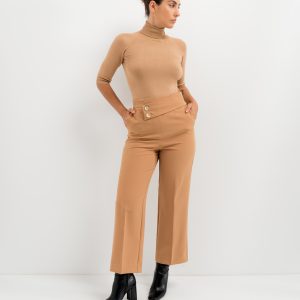 pantalón cropped botones dorados-camel-38