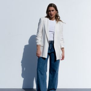 chaqueta lino basica-crudo-xl