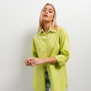 camisa popelin oversize-verde-l