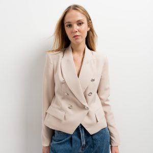 Blazer Cruzada Botones