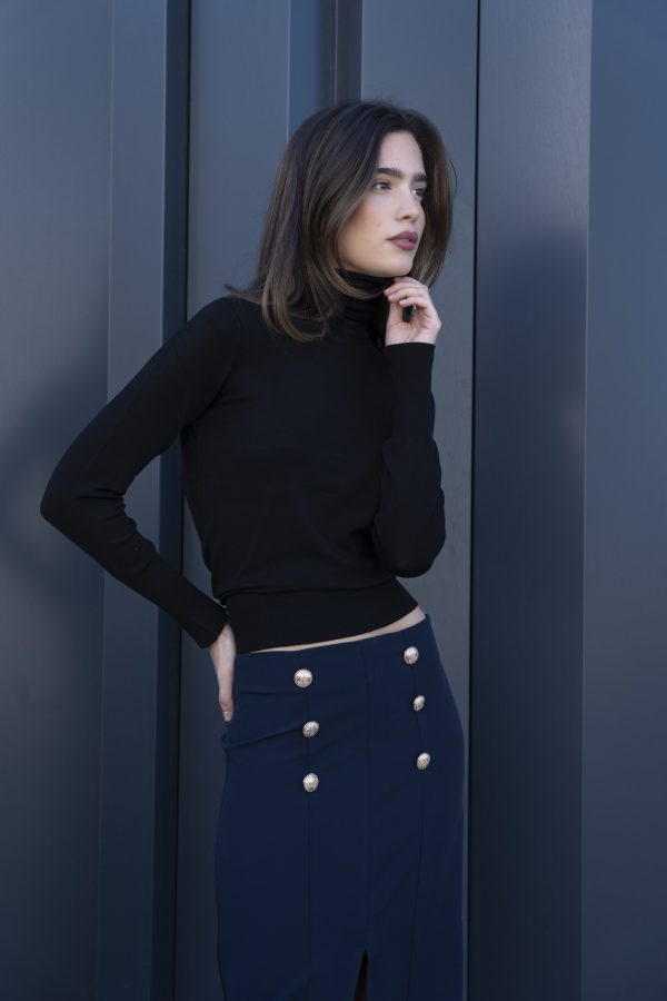 Falda Botones Dorados
